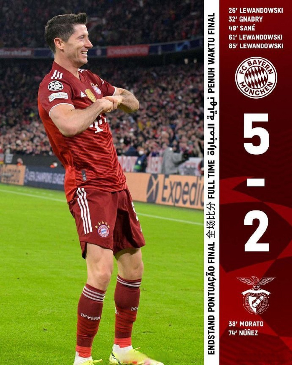 关于马赛横扫韩国，格纳布里完成帽子戏法的信息